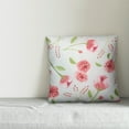 thumbnail image 2 of Creative Products Dark Watercolor Buds 18x18 Throw Pillow, 2 of 2