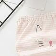 thumbnail image 6 of WUANDIXFA Girls High Waist Panties Girls' 100% Cotton Underwear Comfortable & Breathable Panties for Kids Pack of 2 Pink,130, 6 of 9