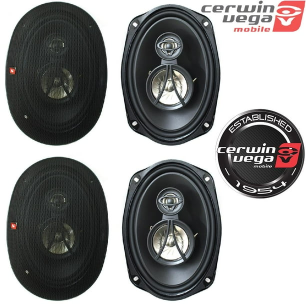 4 Cerwin Vega XED693 6x9" 3Way Coaxial Car Speakers 350W 4 Cerwin Vega XED693 6x9" 3Way Coaxial Car Speakers 350W