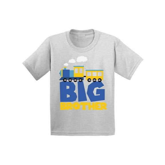 Awkward Styles Train Boys Clothing Big Brother Collection Train Gifts for Boys I'm Big Brother Train Brother Youth Shirt Lovely T Shirts for Boys Shirt Bro Tshirt for Kids Birthday Gifts for Brother