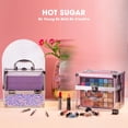 thumbnail image 6 of Hot Sugar Teen Makeup Kit for Girls 13-15, Kids Makeup Kit, Makeup Gift Set for Birthday Parties Makeovers & Christmas (Purple), 6 of 6