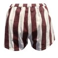 thumbnail image 4 of DHFJKG Women's Striped Shorts Mid Rise Elastic Drawstring Waist Casual Summer Beach Breathable Wide Leg Shorts Versatile Bottoms, 4 of 5