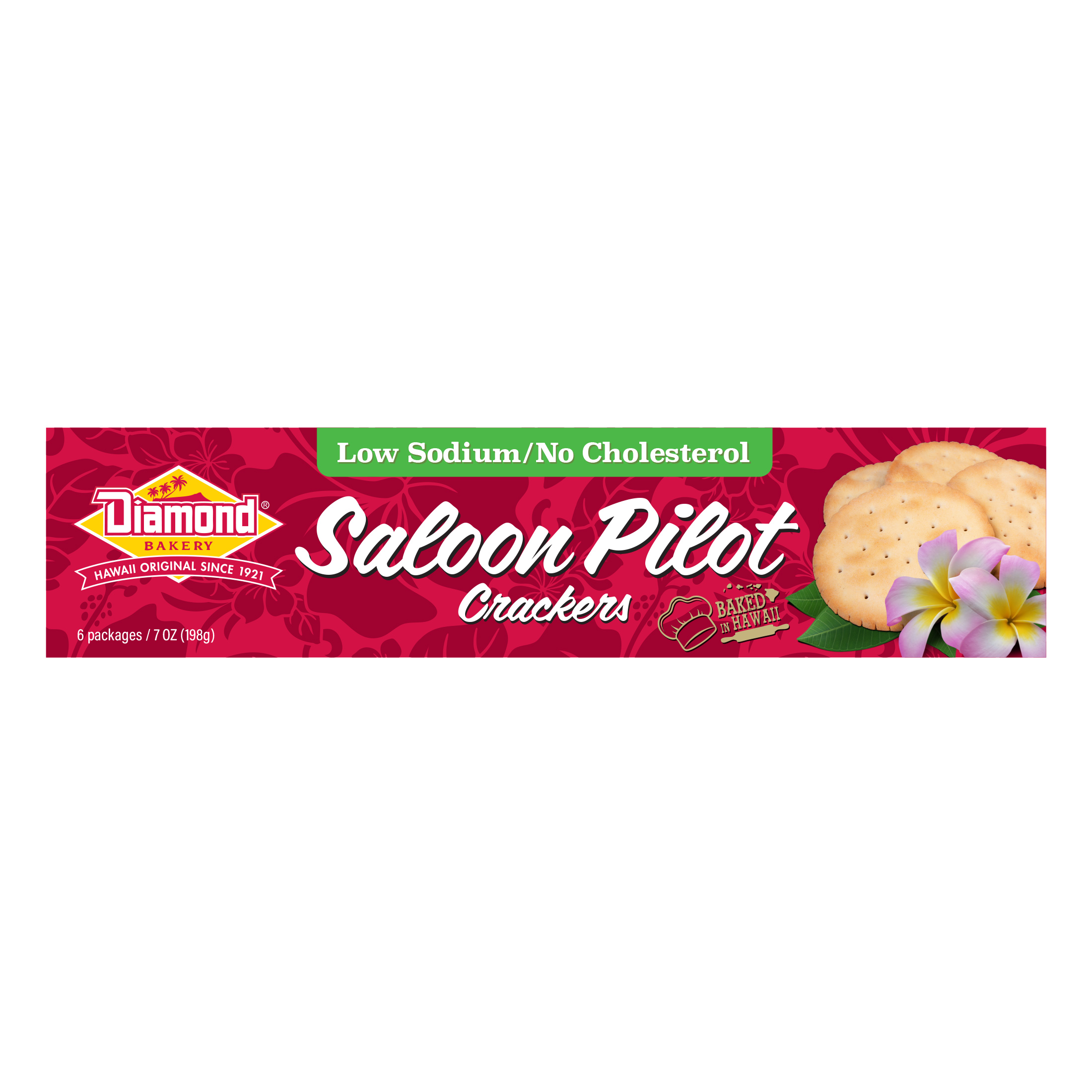Diamond Bakery Original Hawaiian Saloon Pilot Crackers, 7 Oz