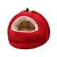 thumbnail image 5 of Cama cueva para gatos, casa para perros pequeños, cojín desmontable, refugio portátil semicerrado para mascotas, refugio para mascotas de invierno M, 5 of 8