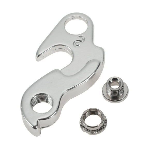 Unique Bargains Bike Rear Derailleur Hanger Aluminium Alloy Gear Mech Frame Tail Hook Dropout Adapter for MTB Mountain Road Bike Bicycle Cycling Accessories - Type 24 Sized 1.18"x2.52"