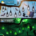 thumbnail image 3 of Cadena de luces solares Jnaurb de 33 pies con 15 bombillas parpadeantes, 3 of 7