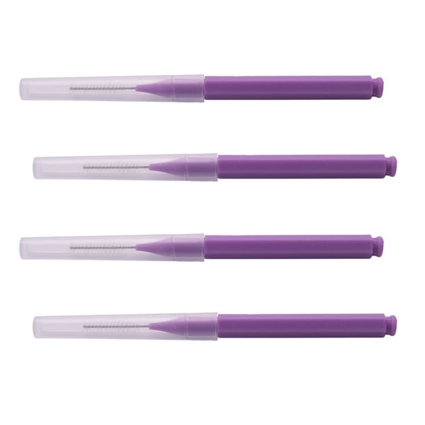 32 Unids / Set Hilo Dental Higiene Oral Hilo Dental Suave Cepillo Interdental Palillo de Dientes Saludable para Limpieza de Dientes Cuidado Oral PúRpura