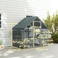 thumbnail image 3 of Large Catio Outdoor Cat Enclosure with Waterproof Cover for 2-4 Kittens, 3 of 10