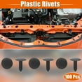 thumbnail image 2 of Unique Bargains 100pcs 5 x 4mm Hole Dia Plastic Car Rivet Push Pin Trim Fastener Clip, 2 of 2