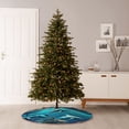 thumbnail image 6 of Bingfone Christmas Tree Skirt Mat Christmas Decoration Interior 30" -Hawaiian Ship Dolphin, 6 of 6