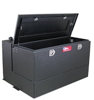 RDS 95 Gallon Fuel Transfer Tank and Toolbox Combo, Black