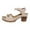 Beige, variant on Mostsola Heels for Women Casual Open Toe Slingback Sandals Adjustable Summer Dress Shoes Pumps