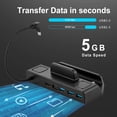 thumbnail image 6 of TV Docking Station for Steam Deck, RGEEK 5 in 1 Hub Stand Dock with 4K HDMI,3 USB3.0 Data Port, USB-C PD Charging for Steam Deck, 6 of 10