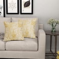 thumbnail image 6 of Yellow Leaf Plant Pillow Covers 18X18 Inch Herbs Botanical Fern Vintage Leaves Floral Decorative Pillow Cases Set of 2 Cotton Linen Throw Pillows Farmhouse Home Decor For Sofa Couch Cushion Outdoor, 6 of 6