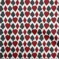 thumbnail image 1 of oneOone Velvet White Fabric Poker Card Sewing Craft Projects Fabric Prints By Yard 58 Inch Wide, 1 of 4