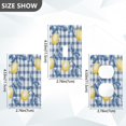 thumbnail image 7 of Yayeee Toggle Light Switch Wall Plate 1-Gang 4.5"x2.7" Home Decorative Outlet Cover, Light Lemon, 7 of 7