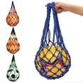 thumbnail image 3 of Racing Butterfly Football Net Bag Nylon Bold Storage Bag Single Ball Carry Portable Equipment, 3 of 9