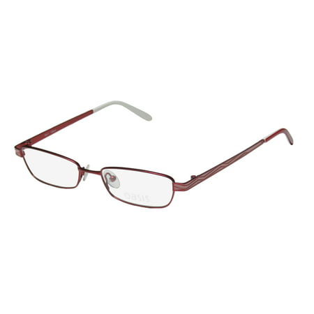 New Oasis Cassia Womens/Ladies Designer Full-Rim Red / Rose Adult Size Classic Shape Upscale Frame Demo Lenses 49-16-135 Eyeglasses/Eyewear