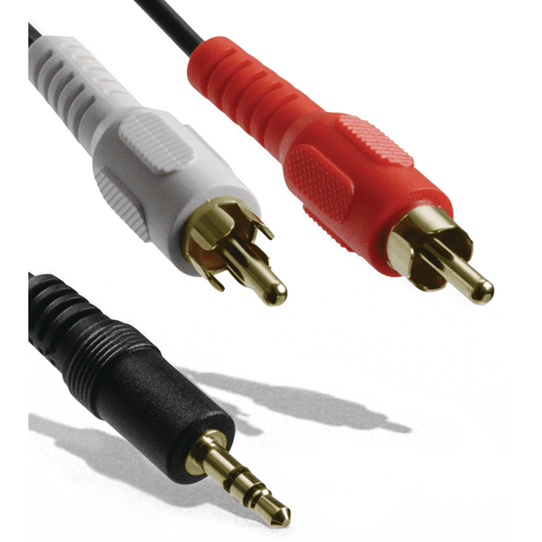 Axis Y-adapter With 3.5mm Stereo Plug To 2 Rca Plugs, 6ft - Walmart.com ...