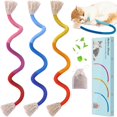 thumbnail image 1 of Cuerda para masticar estilo retro Shaw de Cat Toys con hierba gatera para gatos de interior, 1 of 9