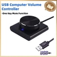 thumbnail image 3 of Control de Volumen USB PC Sin Pérdidas Altavoz de la Computadora Controlador de Volumen Ajustador de Perilla Control Digital con Silencio de una Tecla, 3 of 6