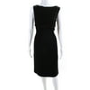 Pre-owned|Escada Women's Tweed Sequin Empire Waist Sleeveless Dress Black Size 42