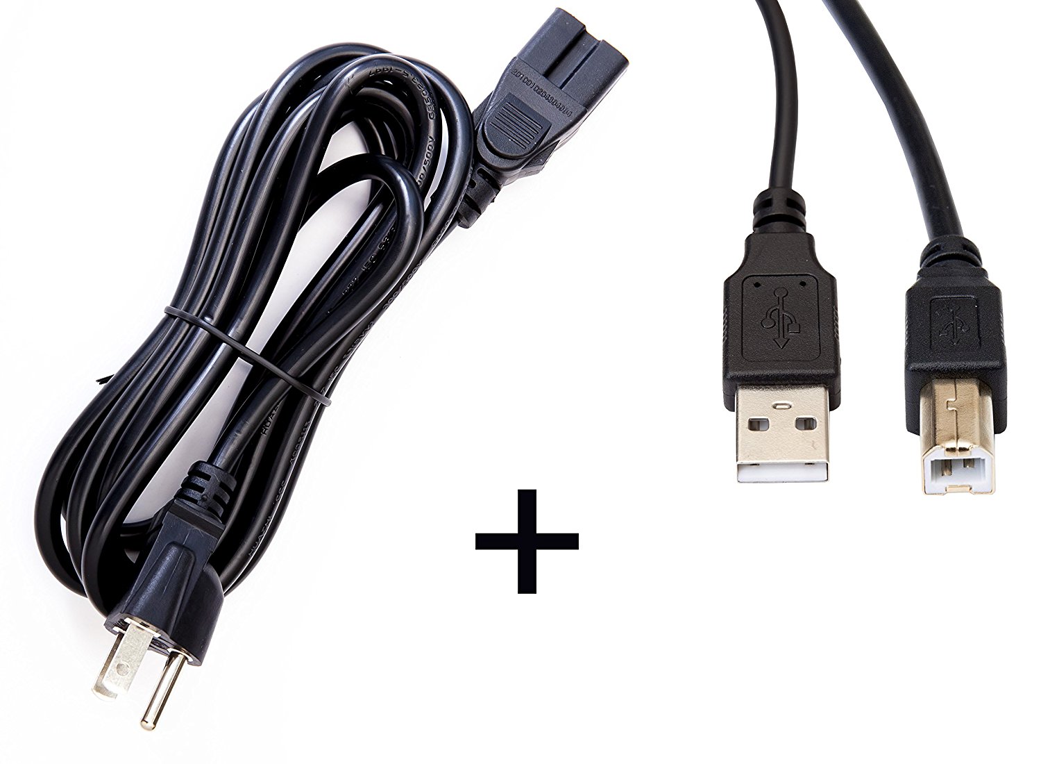 OMNIHIL Replacement (8FT) AC Cord + (8FT) 2.0 USB Cable for Pioneer DJM-S9 2-Channel DJ Mixer for Serato DJ - image 1 of 5