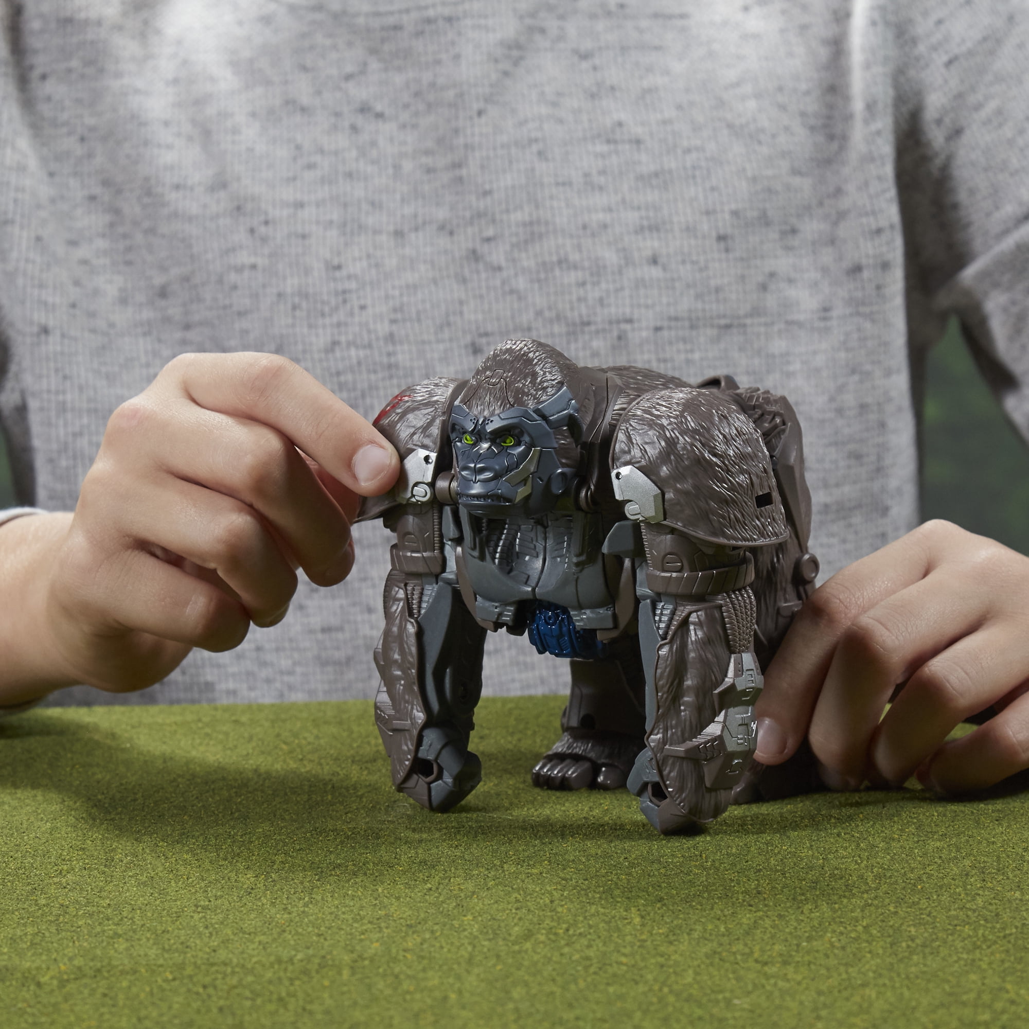 Transformers Toys Transformers: Rise of the Beasts Movie, Smash Changer Optimus Primal Action Figure