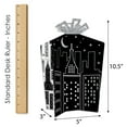thumbnail image 7 of Big Dot of Happiness Nighttime City Skyline - Table Decorations - New York Party Fold and Flare Centerpieces - 10 Count, 7 of 7
