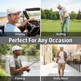thumbnail image 6 of Minzimin Mens Mesh Newsboy Hat Breathable Summer Flat Cap Beret Gatsby Ivy Driving Hat Adjustable Golf Cap, 6 of 6