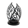 thumbnail image 3 of Candelabro de hoja, candelabro, decoración del Día de San Valentín, candelabro decorativo estético para Bar, boda, decoración del hogar , negro BLESIY Candelero, 3 of 8