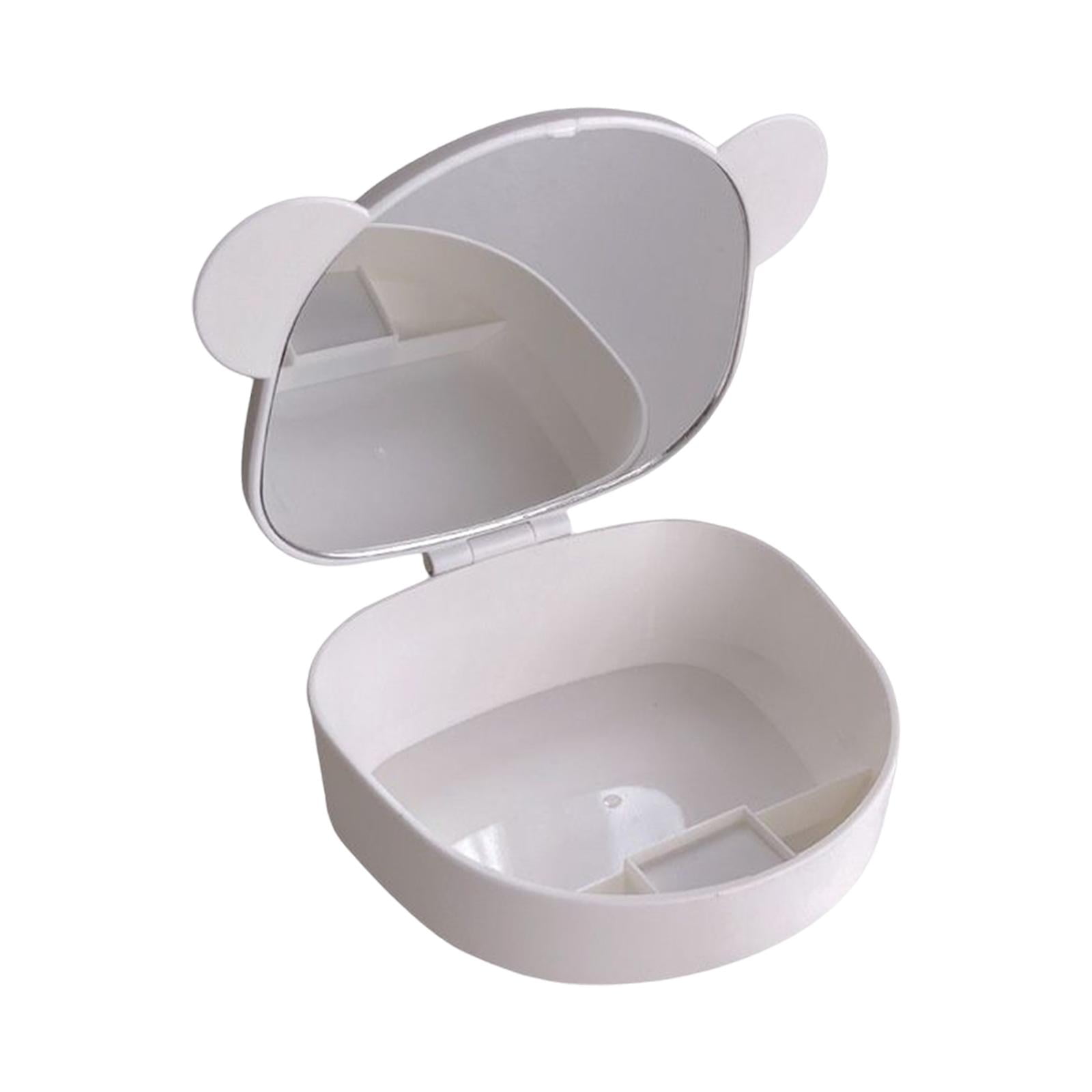 Cute Makeup Storage Box, with Makeup Mirror, Bracelets, Necklaces