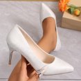 thumbnail image 6 of IUJSOY Womens High Heels Pumps Pointed Closed Toe Stiletto Retro Dress Shoes for Offic Work Wedding, 6 of 6