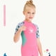 thumbnail image 4 of Sela de buceo 2.5mm Neopreno Durable manga corta pantalones cortos niños niños trajes de buceo Mono surfeando Cuerpo fresco Sensación de trajes de trabajo Rosa M sidaley OD003680-02, 4 of 7
