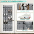 thumbnail image 7 of Simperf Over the Door Shoe Organizers, with 28 Large Thickened Mesh Pockets & 4 Metal Hooks, Hanging Shoes Storage Rack for Closet Entryway Bedroom Bathroom, 7 of 7