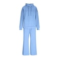 thumbnail image 3 of YueHuiYing Sweatsuits for Women Set 2 Piece Outfits Long Sleeve Hoodie Oversized Sweatshirt Jogger Pants Casual Tracksuit Sets, 3 of 8