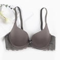thumbnail image 3 of Sexy Minimizer Bras for Women Full Coverage No Underwire Lace Bra Low Support Lightly Breathable Comfort Push Up Bralette, Army Green, 36/80, 3 of 3