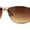 Gold Brown, variant on Mens Metal Rim Rectangle Sport Pilots Sunglasses Gold Brown