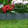 thumbnail image 2 of Oubit 20pcs Landscape Edging Border Plastic Garden Fence Lawn Decorative Border, 2 of 6