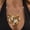 Color1, variant on PISONIC Mixed Metal Chunky Chain Necklace for Women, Two Tone Gold Silver Interlocking Link Statement Necklace, Bold Fashion Costume Jewelry