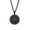 Black, variant on RuiJiao Tricolor 31MM Round Alloy Necklace - Sparkling Star of Pendant, Fashionable and Elegant Jewelry Gift for Women, Ideal for Any Occasion