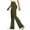 Army Green, variant on ZZwxWA Women's Yoga Pants Bootcut Flare Leggings Flared Bell Bottom Leggings High-Waisted Workout Pants Belly Control