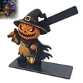 thumbnail image 2 of ZJNGJC Halloween Wooden Tabletop Signs Grim O Witch Decorative Holders Farmhouse Tiered Tray For Home Party Desktop Ornament A, 2 of 5