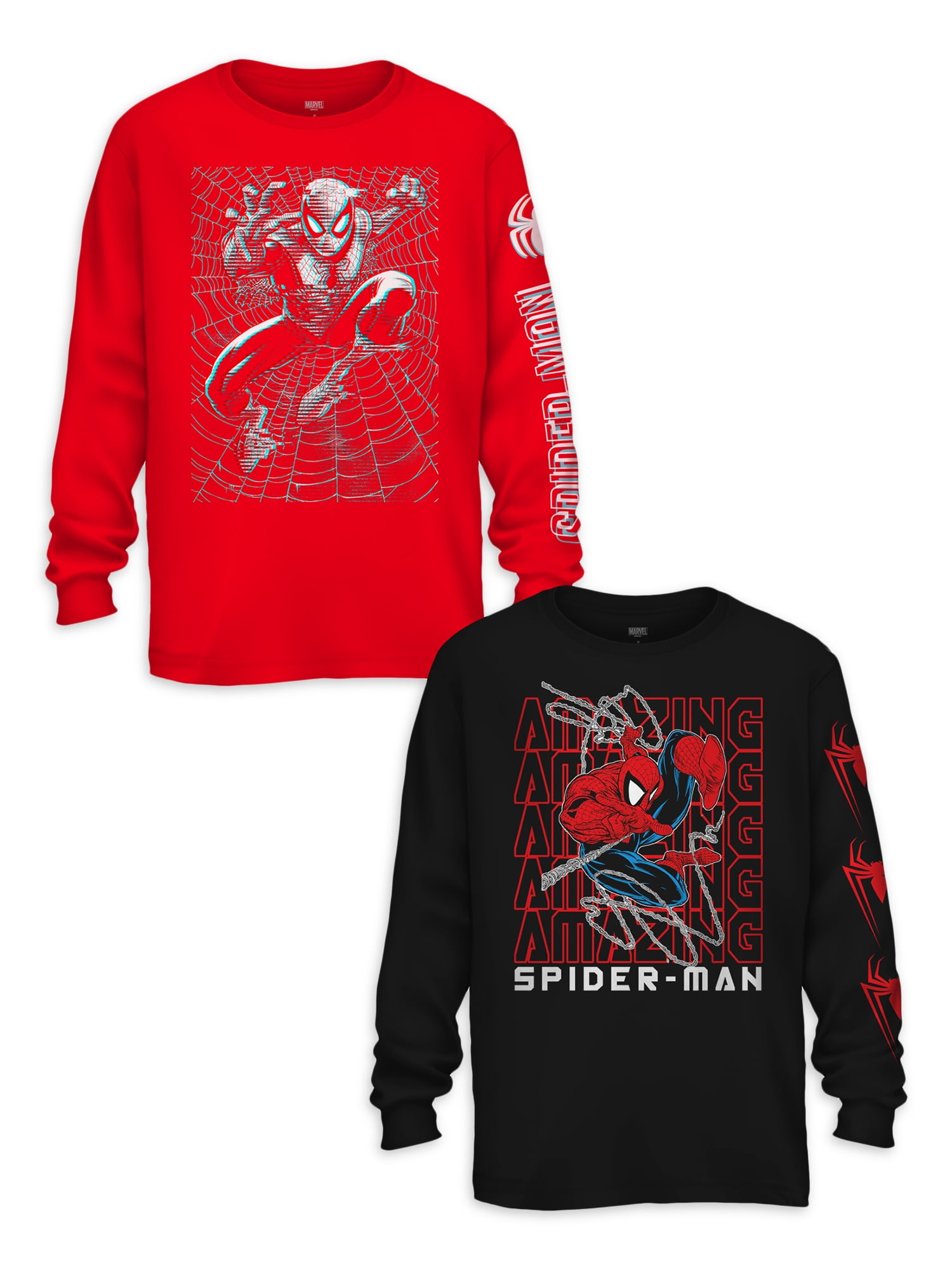Marvel Boys Glitchy Spiderman and 