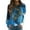 A2-Blue, variant on Cnbwig Womens Hoodies Sweatshirts Pullover Gradient Tie Dye Print Round Neck Sweatshirt Tops Long Sleeve Workout Shirts Blouse Casual Tops Comfy Fall Fashion Outfits Winter A1-Black L