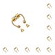 thumbnail image 2 of Jumpingount 5 pares de anillos pequeños para la nariz que no perforan el tabique Segmento Tragus Faux Lodestone Joyas para el cuerpo Aro Herradura Oro 10piezas Jumpingount CBP272948, 2 of 5