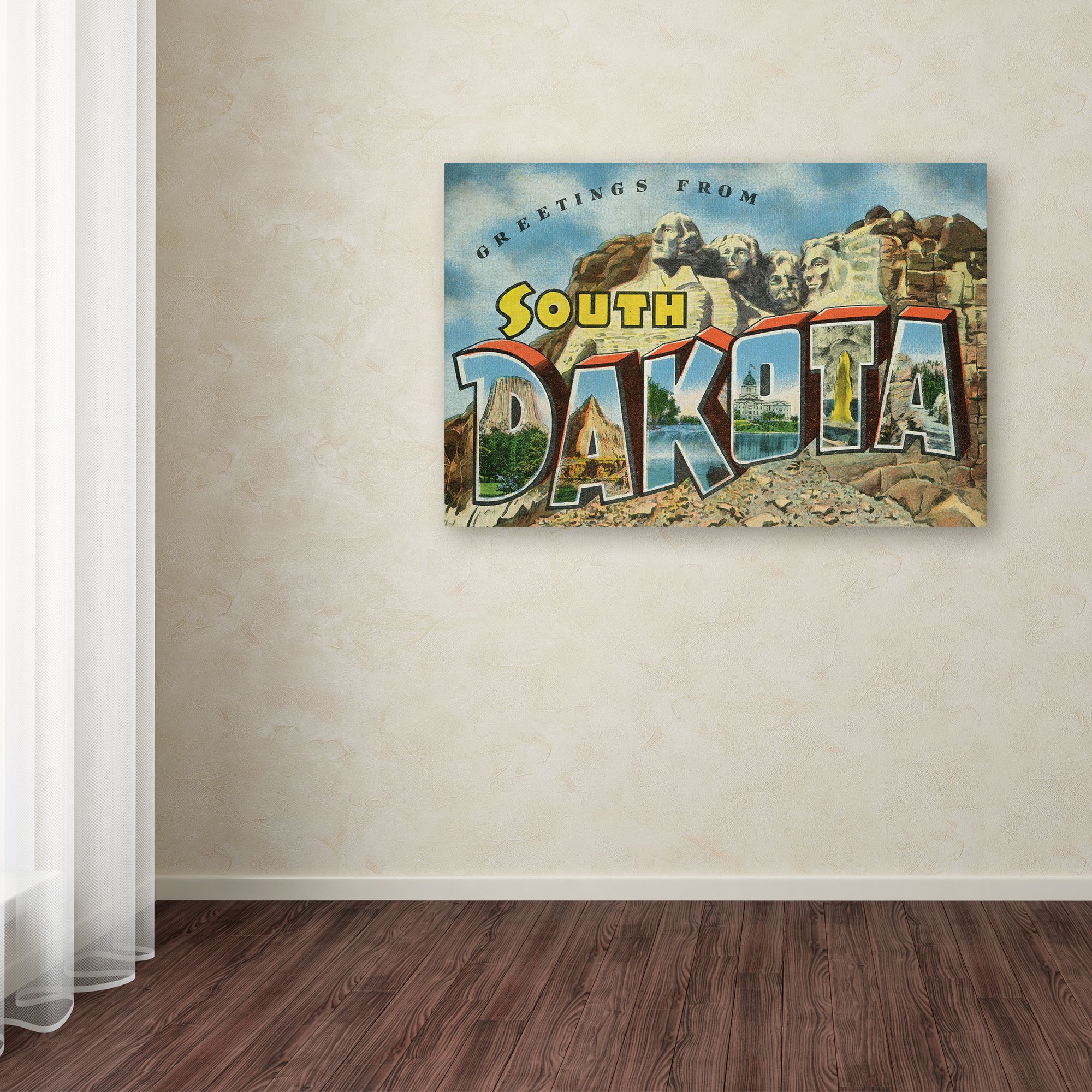 Lantern Press 'Post Card 23' Canvas Art