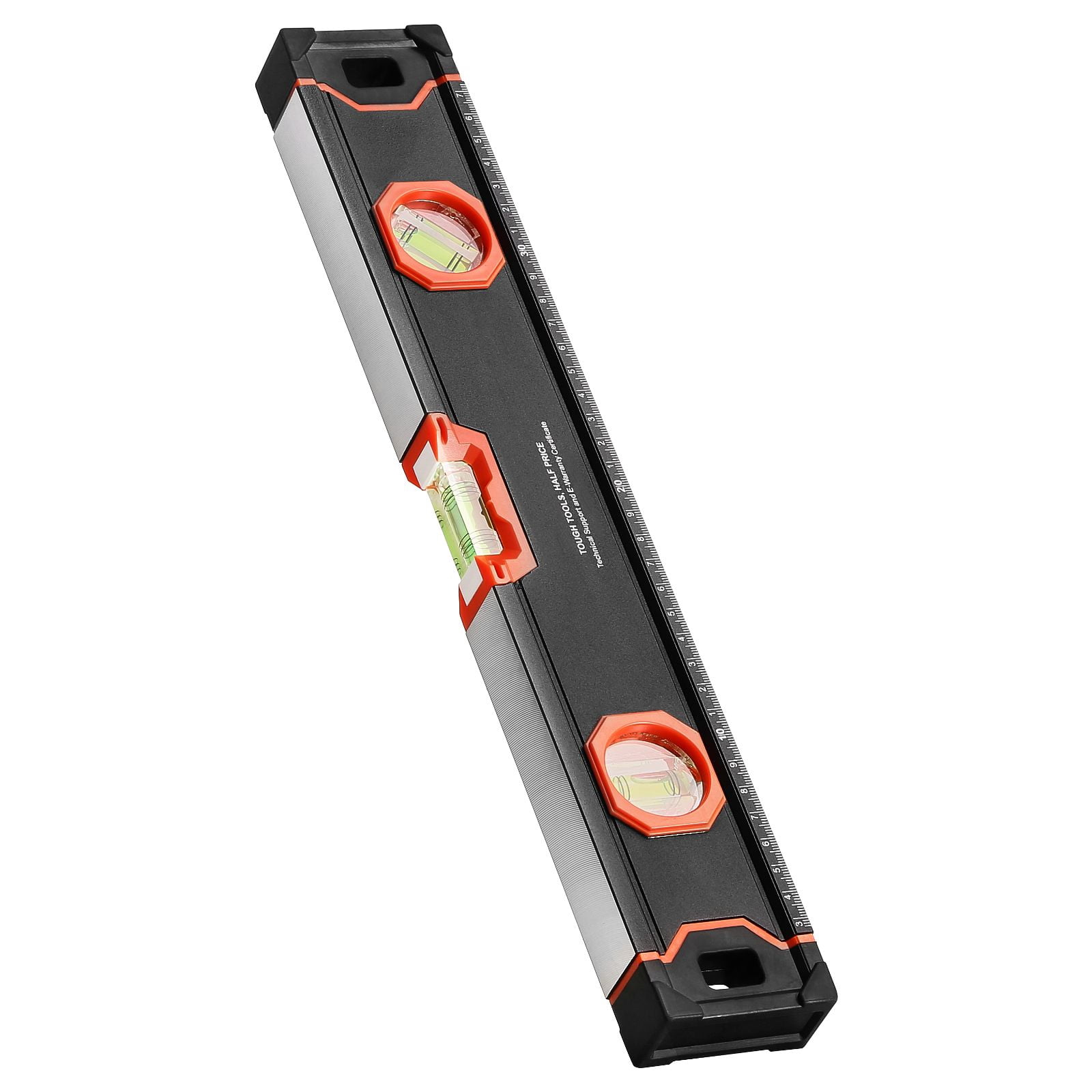 4-Piece Torpedo Level Set, 48/24/16/10 Inch Box Levels, Aluminum Alloy Magnetic Leveler Tool with Anti-Static Bubble Vials for 45/90/180 Degree Measurement