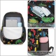 thumbnail image 4 of Game Controller Black Pattern 17" School Backpacks for Teens,Waterproof Oxford Fabric,S-Shape Padded Straps for School,Travel,Hiking,Camping, 4 of 6