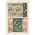 thumbnail image 2 of Maurice Pillard Verneuil 11x14 Black Ornate Wood Framed Double Matted Museum Art Print Titled: Bouton D’Or 3 (1896), 2 of 5